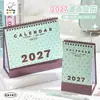 Calendario Rotatorio Oso Kaba Personalizable al por Mayor 2027 Portada Estampada en Oro Planificador Año del Cordero Calendario 3D