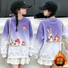 Ropa base estilo academia para niñas primavera y otoño 2026 nuevo estilo ropa infantil moderna niños medianos y grandes top para bebé con forro polar