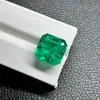 Esmeralda Cultivada Artificialmente Pedra Solta, Pedras Preciosas Sintéticas do Laboratório de Cores Muzao, Anéis Femininos, Pingentes, Colares, Brincos