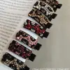 Estilo Coreano Exquisito Versátil Colorido Clip de Flequillo Lateral con Pedrería Moda Año Nuevo Pinza de Pato de Gama Alta