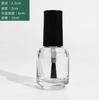 Em estoque 5ml 10ml 15ml sem impressão esmalte garrafa de vidro garrafa vazia embalagem garrafa suprimentos para unhas com tampa