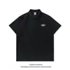 Camiseta de Verano de Negocios de Alta Gama con Cuello Solapa Jiangfu para Hombres Jóvenes, Top Elegante con Estampado de Manga Corta, Polo de Moda Estilo Chino para Hombres