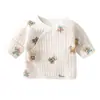 Roupas para Recém-Nascidos Roupas Meio Costas para Bebê Estilo Quente Outono e Inverno Roupa Íntima para Bebê Roupa de Baixo Manga Longa para Bebê
