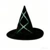 Sombrero de bruja puntiagudo de Halloween transfronterizo, universal para adultos y niños, accesorio de cosplay para fiesta de día festivo en stock
