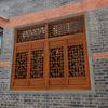 Decoración china directa de fábrica celosía de madera maciza partición nuevo chino madera antigua puerta ventana Clásico