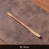 Colher de Bambu para Pó de Matcha, Mexedor de Chá de Bambu, Acessórios para Chá Kung Fu, Bambu Roxo para Cerimônia do Chá, Colher de Chá de Bambu Ameixa Atacado