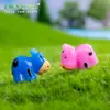 Musgo Transfronteiriço Micro-paisagem Criativo Fofo Mini Vaquinha Jardinagem DIY Acessórios de Decoração Micro Miniaturas