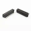 Portapilas macho y hembra 2.5 Espaciado conector de pila de portátil base hembra B01F-A-8P-L1 pines curvos 90 grados