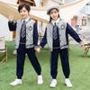 Uniforme Escolar para Alunos Estilo Britânico Outono e Inverno Uniforme de Baseball Uniforme de Classe para Crianças Uniforme para Jogos Jardim de Infância Uniforme de Jardim de Infância Terno para Professor