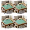 Fabricante Popular Alemán 2026 Mesa para Romper Huevos de Madera Maciza Mesa de Mahjong Frotada a Mano Sala de Ajedrez y Cartas Simple para el Hogar Mesa de Ajedrez y Póker