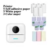 Impresora térmica portátil de bolsillo para estudiantes, mini impresora de etiquetas con Bluetooth, para fotografía y transfronterizos.