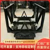 Carro de material para minería con túnel de desvío de agua, equipo de transporte, estructura de volquete de tres lados, diseño simple, carro de material de especificaciones completas