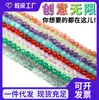 Tao Cristales Naturales Cuentas Sueltas Cuentas Facetadas 6mm Cuentas Facetadas Pulsera de Cristal con Cuentas DIY Pulsera de Ágata Accesorios con Cuentas