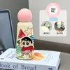 Novo Copo Térmico Frio Série Pintura a Óleo Shin-chan Estudante Outono/Inverno Presente Dopamina Copo Redondo Pequeno Portátil para Sair