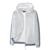 Ropa de Protección Solar para Hombres y Mujeres, Chaqueta Ligera de Manga Larga con Capucha para Ciclismo, Abrigo Ligero Transpirable de Seda Helada con Caída, Ropa de Protección Solar con Cremallera para Pesca para Hombres