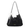 Bolsa tote vintage de grande capacidade para mulheres, bolsa de ombro moderna para o dia a dia, bolsa transversal casual simples, mochila feminina