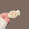 Lindo Pinza para el Cabello de Pez Dulce Estilo Ins Clip de Flequillo de Dibujos Animados Accesorio Versátil para el Cabello para Niñas en Colores Crema y Dulces Lindo Diseño de Pez Pargo