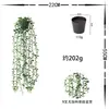 Plantas Colgantes Falsas de Amazon Plantas Verdes Caídas Enredadera de Eucalipto Enredadera de Datura con Maceta Decoración Interior Exterior