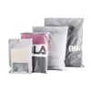 Saco com Zíper de Alta Pressão Pe Transparente Cpe Fosco Logotipo Imprimível Intimates Saco Ziplock Embalagem Plástica para Roupas