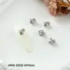 Decoraciones Populares de Arte de Uñas de Circonia de Lujo, Estilo de Lujo Ligero Exquisito de Alta Gama, Diamantes de Circonia para Uñas Brillantes con Forma de Corazón