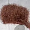 Tela de Pluma de Avestruz de 8-10 cm al por Mayor con Borde de Pluma Tira de Tela Decorativa DIY Accesorios para Vestido de Escenario Falda de Baile