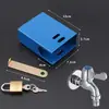Cubierta con cerradura antirrobo para grifo exterior, cubierta con cerradura para llave de grifo, previene el robo de agua, previene que los niños jueguen con el agua, previene que los niños abran la llave de agua