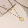 Nuevo Collar Colgante de Corazón Geométrico para Mujer, Cadena de Clavícula de Oro de 18 Quilates, Accesorio de Lujo Ligero de Nicho, Joyería Simple que No se Desvanece