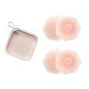 Adesivos de silicone para mamilos anti-amassado adesivos para o peito adesivos respiráveis anti-exposição sutiã invisível de silicone para natação fábrica atacado