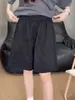 Shorts Esportivos com Textura Estilo Japonês para Homens Verão Respirável Fresco Calças Marca Tendência Praia Casual Comprimento Médio