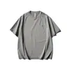 Camiseta de Manga Corta con Estampado de Letras de Dibujos Animados para Niños, Tendencia de Verano Ins Casual Cuello Redondo Deportiva de Secado Rápido