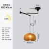 Lámpara de comedor, lámpara nórdica de calabaza, estilo japonés, estilo tranquilo, lámpara de dormitorio vintage, lámpara de madera original, creativa, lámpara de calabaza de madera para casa de familia.