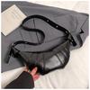 Bolsa Feminina Design de Nicho Bolsa Simples Croissant Nova Textura de Inverno Bolsa Croissant Personalizada Tendência Bolsa Transversal Feminina Bolsa Dumpling Feminina