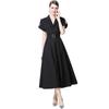 Vestido Delgado para el Trabajo para Mujer, Nuevo Vestido Elegante, Estación Independiente Transfronteriza Moda Femenina Europea y Americana 2025