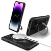 Adecuado para el Nuevo iPhone 17Pro Funda para Teléfono Anti-Caídas con Soporte Magnético Soporte Magnético para Coche Apple 15 Funda Protectora
