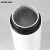 Hervidor deportivo de transferencia de calor, botella de aluminio de succión de boca grande de 500 ml, impresión de personalidad creativa, taza con revestimiento en blanco, gran capacidad de agua
