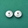 Prata Pura S999 Geométricas Retrô 12mm Contas de Disco Voador Espaçadoras Contas Leves Acessórios para Pulseiras de Contas DIY Material