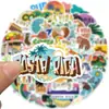 50 Adesivos da Costa Rica para Decorar Malas, Cadernos, Guitarras à Prova d'Água, Adesivos DIY Removíveis Sem Repetição