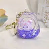 Chaveiro Criativo Preenchido com Óleo Animal Pet Pingente de Bolsa Chaveiro Desenho Animado Gatinho Fofo Pingente Acessórios para Bolsa