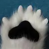 Estilo kig garra de bestia ajustadas garra guantes peludos producto terminado multicolor incluyendo guantes finos ribete cos lindo