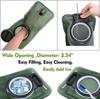 Mochila de ciclismo, bolsa de agua de 2 l, para correr, fitness, deportes al aire libre, montañismo, camping, bolsa de agua plegable de EVA.