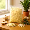 Seleção Premium Pedaços de Tremella Fragrans Seca Gutian, Tiras de Fungo Branco Limpas e Frescas 500g