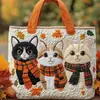 Nuevo producto transfronterizo TEMU Amazon bolso de mano de moda para mujer con estampado bolso de hombro tela Oxford 600D-2