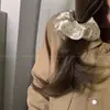 Goma para el pelo satinada de lunares estilo francés 2026 Nueva Retro Suave Goma para el pelo Alta Elasticidad Goma para moño Cuerda para el pelo