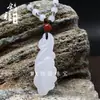 Colgante de Jade Afgano Hebilla de Paz Jade Pixiu Placa de Paz Placa de Dragón y Fénix Colgante de Loto Candado de Paz Guanyin Buda
