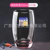Juego de 6 tazas de vidrio Le Meiya para el hogar, para beber leche, jugo, sencillas y transparentes, para sala de estar