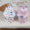 Gorra de protección solar coreana para niños y niñas, gorro de pescador con protección para el cuello, para exteriores, con protección UV, para primavera y verano