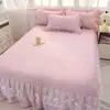 2026 Nuevo Estilo Falda de Cama Individual de Algodón Acolchado Pieza Única