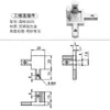 Conector de Canto Reto Tridimensional Conector de Canto Reto em L Acessórios para Perfil de Alumínio Conector Oculto Conector Tridimensional