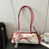 Versátil y Elegante Transfronterizo Nuevo Estilo Verano 2025 Cinta de Moño Fresco y de Moda Lunares Bolso de Hombro y Mano para Niña