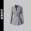 Traje de Otoño para Mujer Traje de Moda Elegante de Alta Gama Ropa de Trabajo para Gerente Ol Ropa de Trabajo Formal Profesional